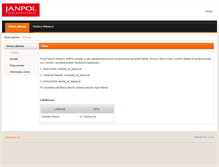 Tablet Screenshot of klient.janpol.pl